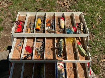 Tacklebox With Lures And Other Fishing Materials