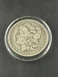 1891-O Morgan Silver Dollar 90% Silver