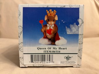 Vintage Collectable Charming Tails By Fitz & Floyd Queen Of My Heart