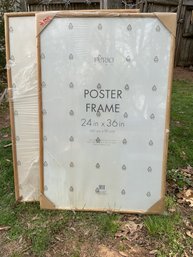 Pair 24 X 36 Wood Poster Frames New Never Used