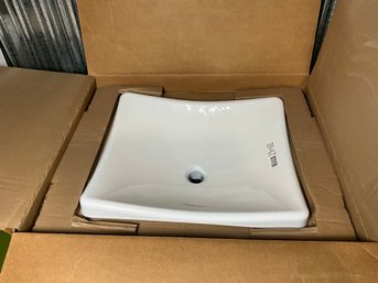 NEW Kohler DemiLav 18.25-Inch Wading Pool Cast Iron Vessel Sink (White) - Retails $499 Ref: CSWilt