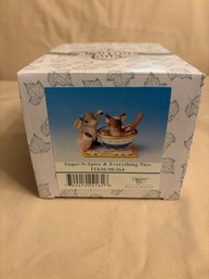 Vintage Charming Tails By Fitz And Floyd Sugar -n-Spice & Everything And Nice