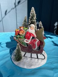 Illuminated Santa  Holiday Scenes By: Valerie Parr Hill