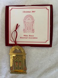 Vintage 1987 White House Historical Society Ornament