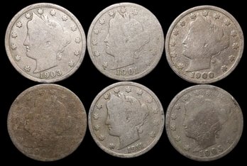 Liberty V Nickel Mix Dates Collection