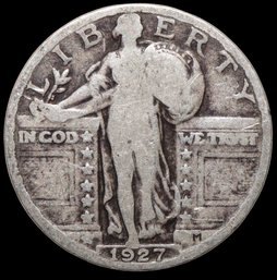 1927 Silver Standing Liberty Quarter