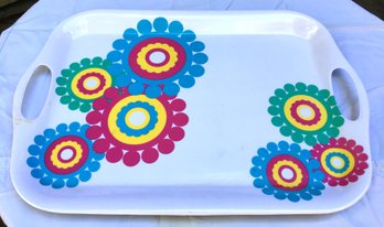 Vintage Retro Psychedelic Hippie Beverage / Cocktail Melamine Serving Tray