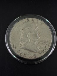 1949 Ben Franklin Silver Half Dollar