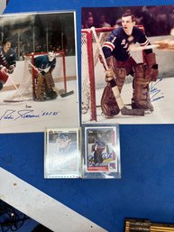 NY Rangers Goalie Autographs