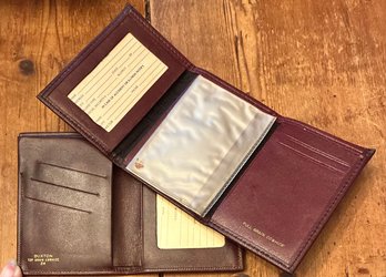 TWO NEW MEN'S GENUINE COWHIDE WALLETS