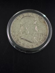 1963-D Ben Franklin Silver Half Dollar