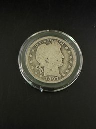 1897 Barber Silver Quarter