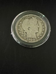 1900 Barber Silver Quarter