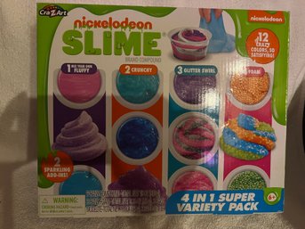 Nickelodeon CrazArt Slime 4 In 1 Super Variety Pack