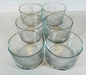 Clear Glass Bowls - Set Of 6