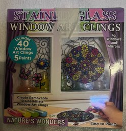 Zorbitz Stained Glass Window Art Clings.