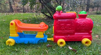 Interactive Learning Train And Ride-On Toy With Educational Features