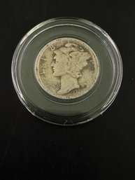 1925-D Mercury Silver Dime