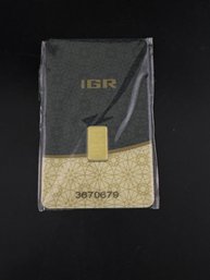 IGR Carded 1/2 Gram 999.9 Fine Gold Bar