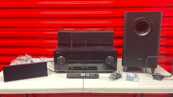 Pioneer Audio/Video Multi-Channel Receiver Model VSX-321-K-P Plus Complete Surround Sound Speakers Ref: ES3
