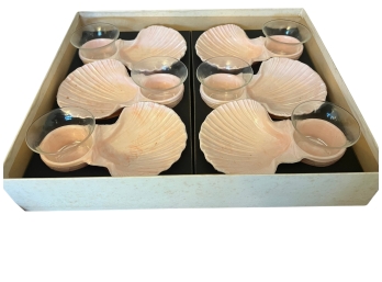 Vintage 'sea-servers' Shrimp Cocktail / Shellfish / Appetizer Dishes