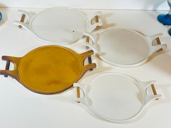 Bennington Potters  Handled Plates/trays