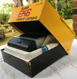 Vintage Kodak EK6 Instant Camera In Original Box