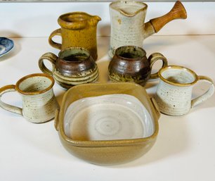Lot Of Vintage Studio Pottery