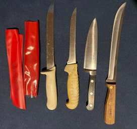 Vintage Four Dexter Russell Knives