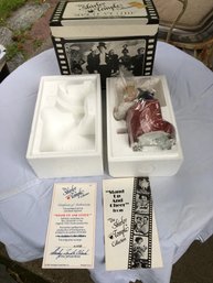 Vintage Shirley Temple Limited Edition Porcelain 'Stand Up And Cheer' 1934 Movie Figurine W/ Autograph