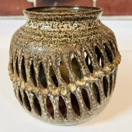 Vintage Studio Pottery Candle Holder/jar
