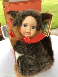 Vintage Ashley Belle Porcelain Keepsakes Limited Edition Furry #12 Doll - New / Unused In Original Box
