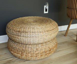 Pair Of 'Alseda' Banana Fiber Stools