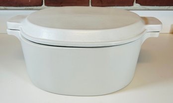 Bennington Potters Large Covered Pot With Lid As Found