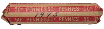 1945 Lincoln Wheat Cents - 53 Coins Total