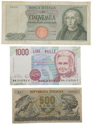 Nice Collection Of Italian Banknotes