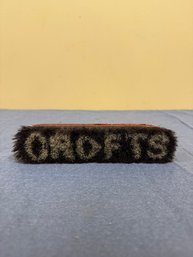 Victorian Boot Brush With Name Inlaid
