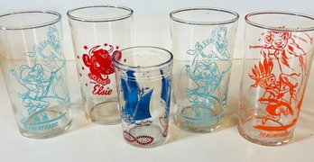 Set Of Vintage Beauregard Glasses