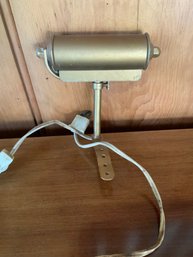Vintage  Small Art Deco Style Metal Tube Light Or Picture Light Or Bed Reading Lamp