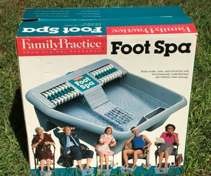 Clairol Family Practice Heated Foot Spa - New / Unused - Pedicure / Massage
