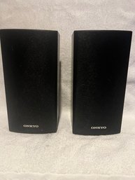 Black Onkyo SKR-570 Left & Right Speaker