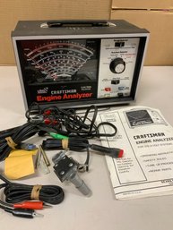 Vintage 1970s Era Sears Craftsman Solid State Engine Analyzer With Manual Untested Condition