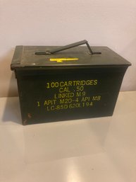 Vintage Military Ammo Box