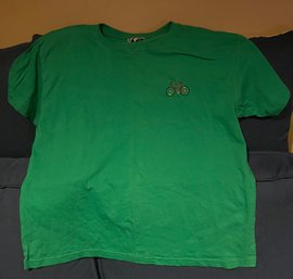 Vintage DORY USA Green Tshirt With Shoulder Pads One Size