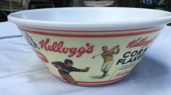 Vintage Kellogg's Corn Flakes Melamine Retro Cereal Bowl