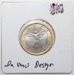 $1 Euro Da Vinci Design