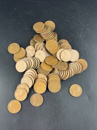100 Miscellaneous Dated Wheat Pennies