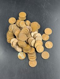 100 Miscellaneous Dated Wheat Pennies