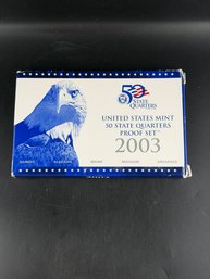 2003 United States Mint 50 State Quarter Proof Set