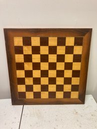 Vintage  Large  Wooden Chess Board